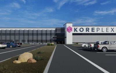 Rendering of KORE Power's planned 12GWh gigafactory in Buckeye, Arizona, which the company cancelled in January. Image: KORE Power.